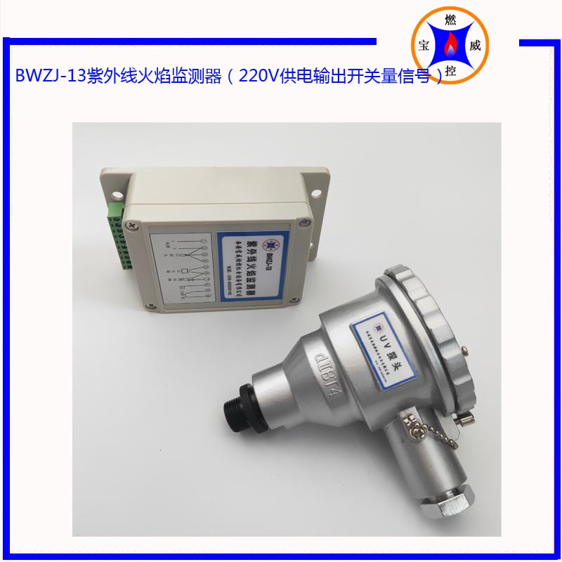 开关量火焰检测器BWZJ-13 紫外线供电220V 质保一年