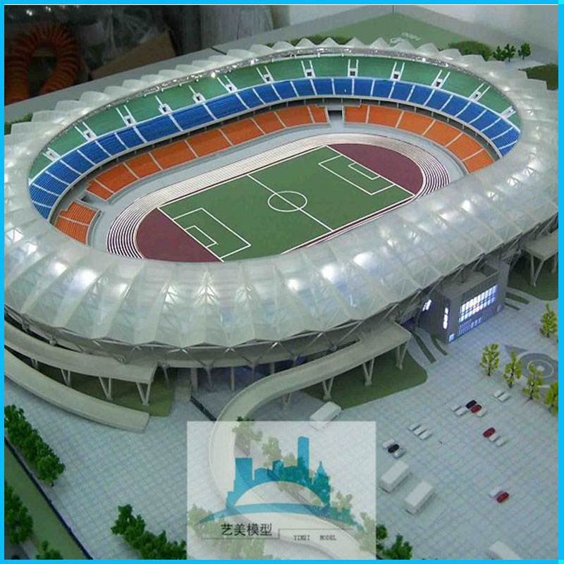 山东建筑沙盘模型 体育场模型价格 沙盘模型厂家  艺美模型 厂家定制