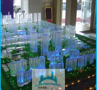 模型水晶 3D建筑模型厂家 厂家现货 山东艺美