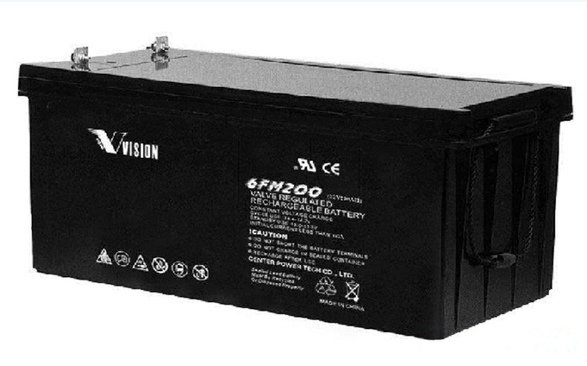 VISION威神蓄电池6FM200-X 12V200Ah机房铅酸免维护应急电源
