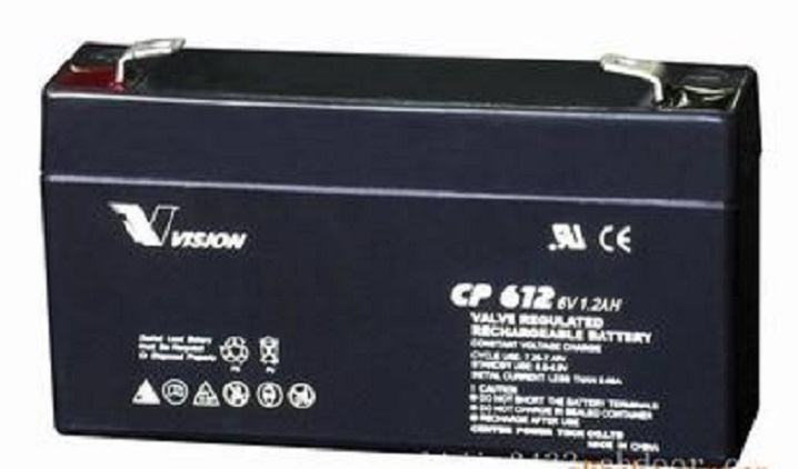 VISION威神蓄电池CP612 6V1.2Ah医疗设备 照明电源 通信专用