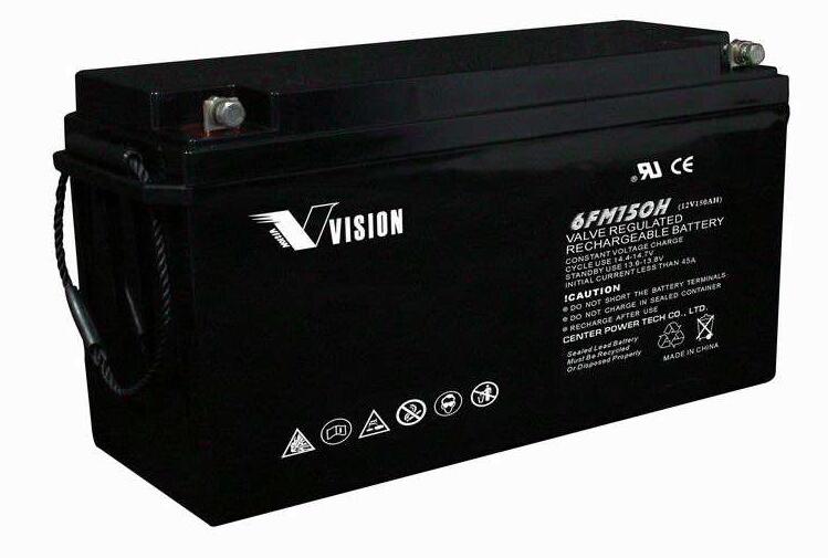 VISION威神蓄电池6FM150-X 12V150Ah精密仪器设备不间断电源
