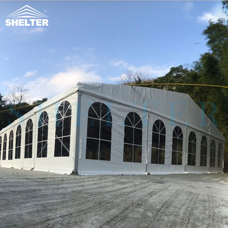 赛尔特多用途铝合金篷房 双层pvc白色篷布 商业展销婚庆体育赛事