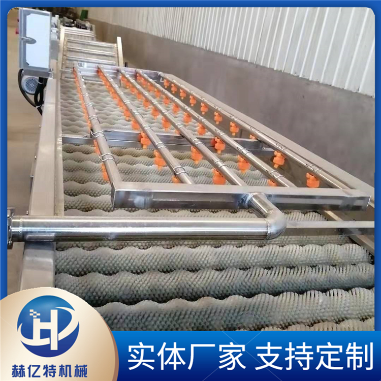 牡蛎毛辊清洗机 海虹深加工设备 小型海蛎子清洗机 毛刷式扇贝清洗机 赫亿特定制