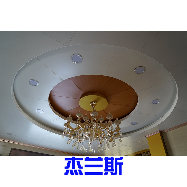 天花吊顶 弧形铝方通幕墙门头 广告门头木纹石纹氟碳烤漆铝单板 