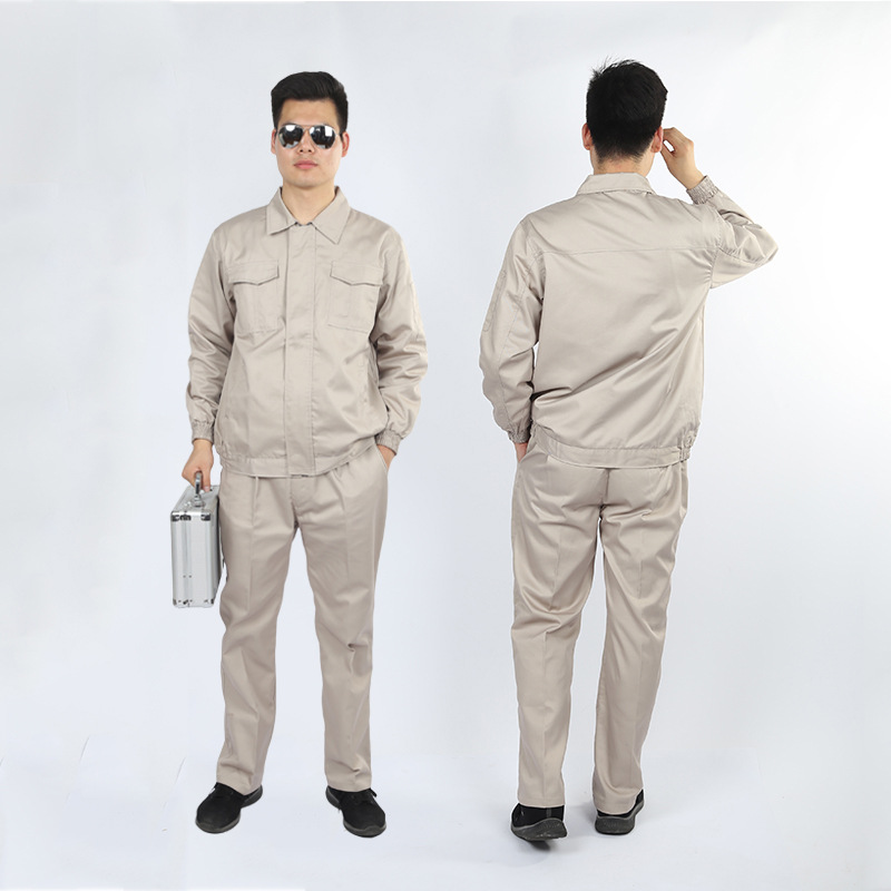春秋上衣工作服 文化衫工作服 工地服套装