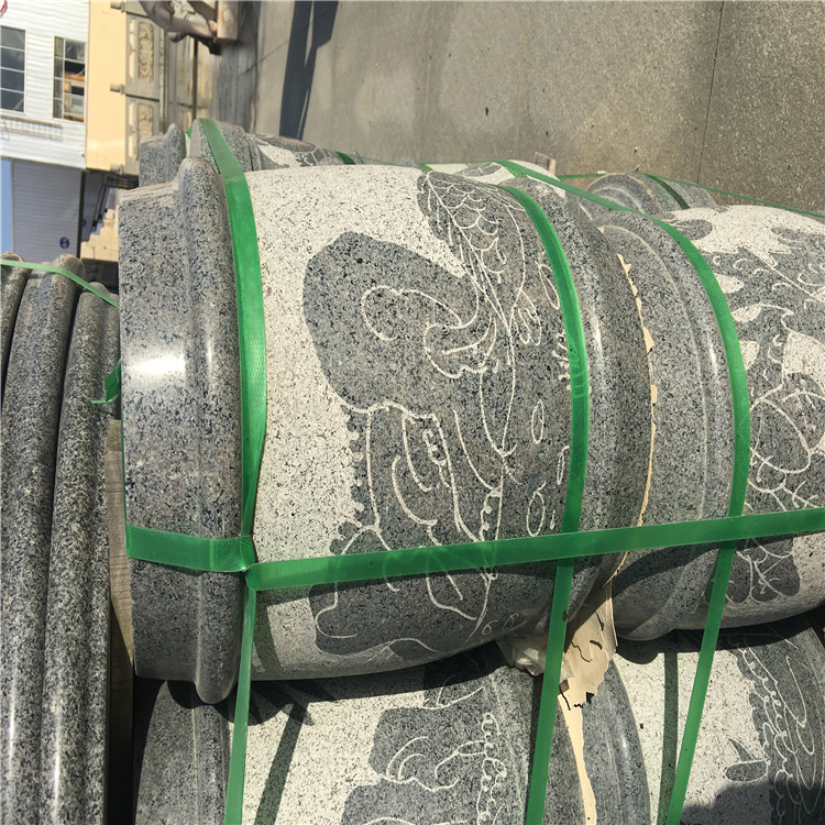 厂家销售青石阻车石墩 小区花岗岩石墩 路障石球石墩