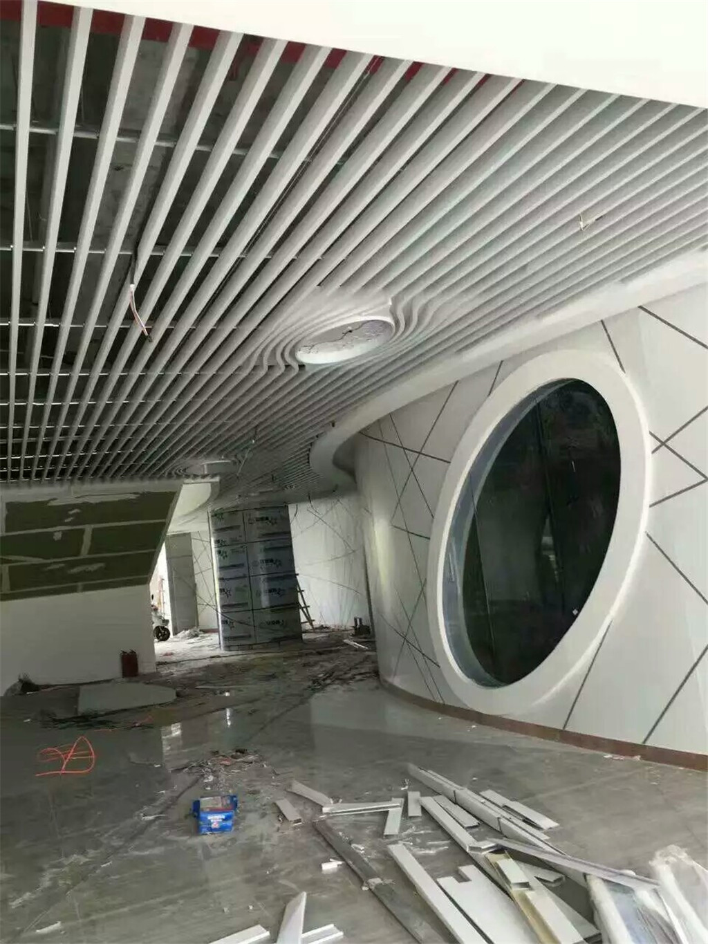 杭州建筑造型铝方通  异形铝方管定制
