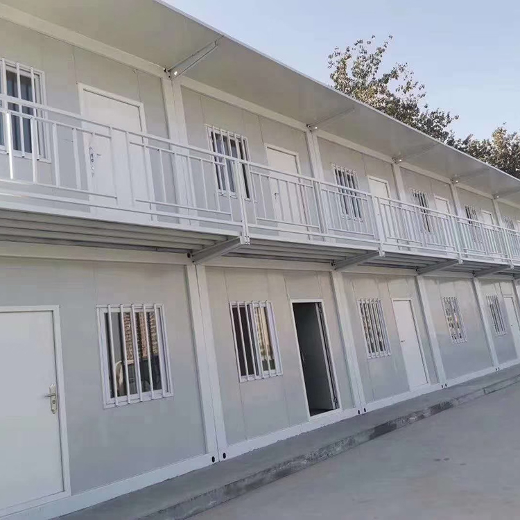  盛元可定制彩钢活动板房 工地住人双层活动房 防火岩棉板房