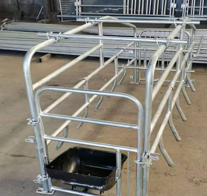 泓牧养殖 猪场专用定位栏 定位栏尺寸 工厂专用