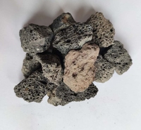 火山岩常规3-5cm颗粒滤料现货 水过滤生物挂膜用多孔隙火山岩
