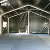 军用训练基地帐篷 军绿色pvc篷布铝合金支架 尺寸可定制可出口
