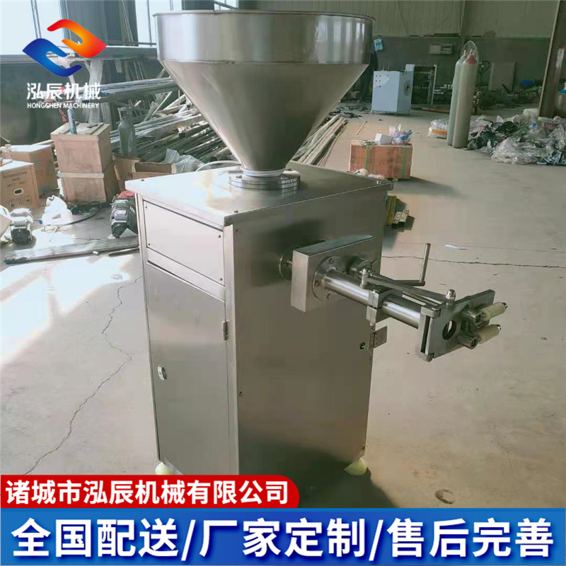 气动扭结灌肠机 自动打结灌肠机 香肠加工必备设备 诸城灌肠机厂家
