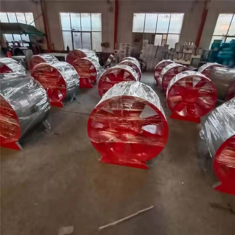 佳拓耐锈蚀厂房换气通风用排烟风机,HTF消防高温双速排烟风机