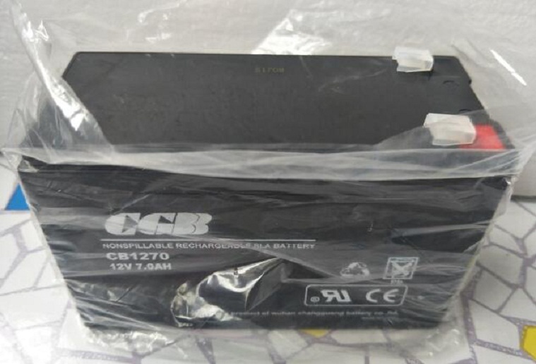 CGB长光蓄电池CB1270 12V7.0Ah卷帘门/电梯/消防/门禁/照明/UPS