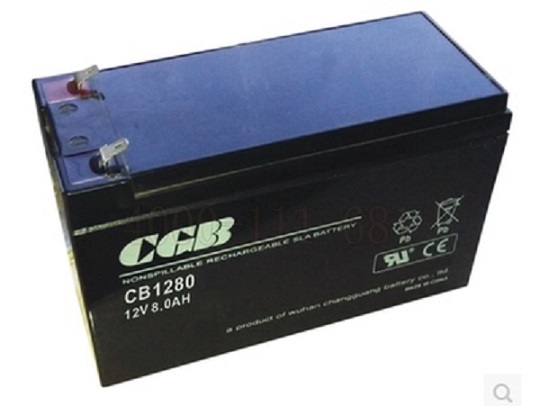 CGB长光蓄电池CB1280 12V8.0Ah铅酸免维护UPS专用