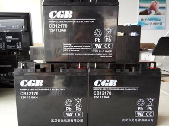 CGB长光蓄电池CB12170 12V17Ah消防主机 应急备用 阀控UPS电源