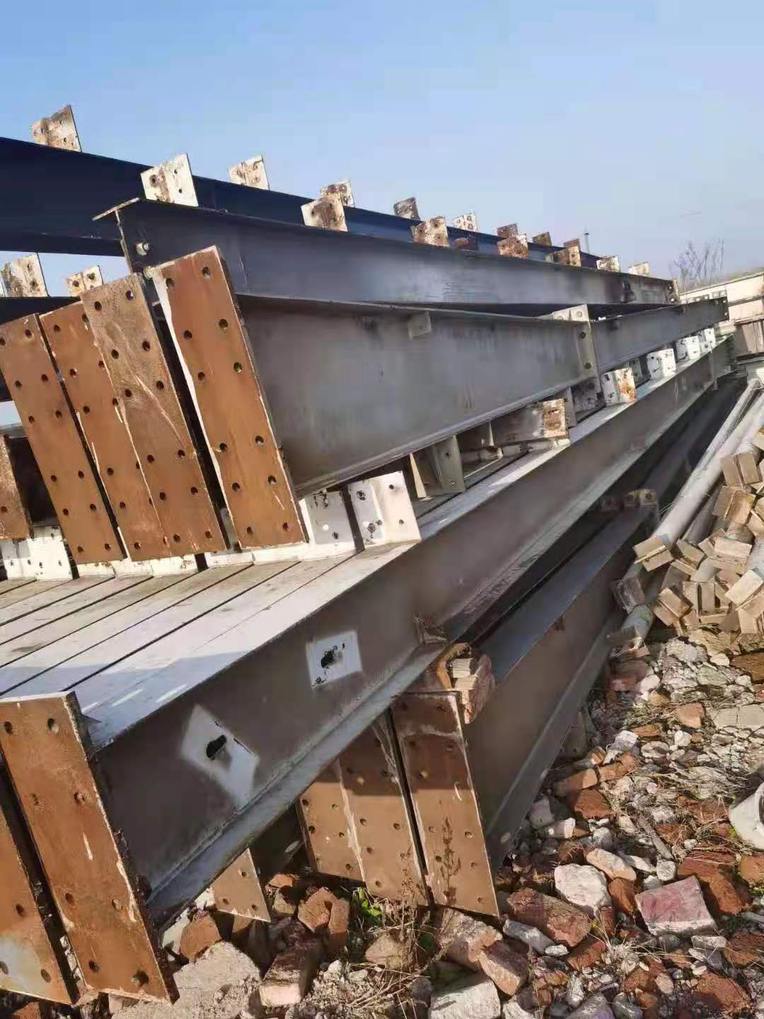 鑫磊 二手钢结构钢材厂房 各种尺寸规格 加工订做