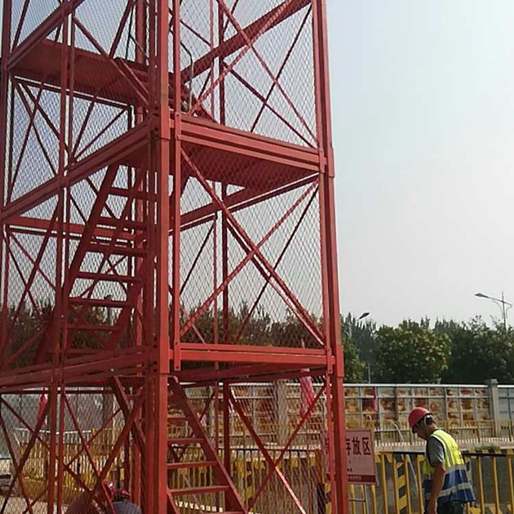 现货销售 工地基坑安全梯笼 建筑工地组合式梯笼 建筑施工笼梯 来电选购