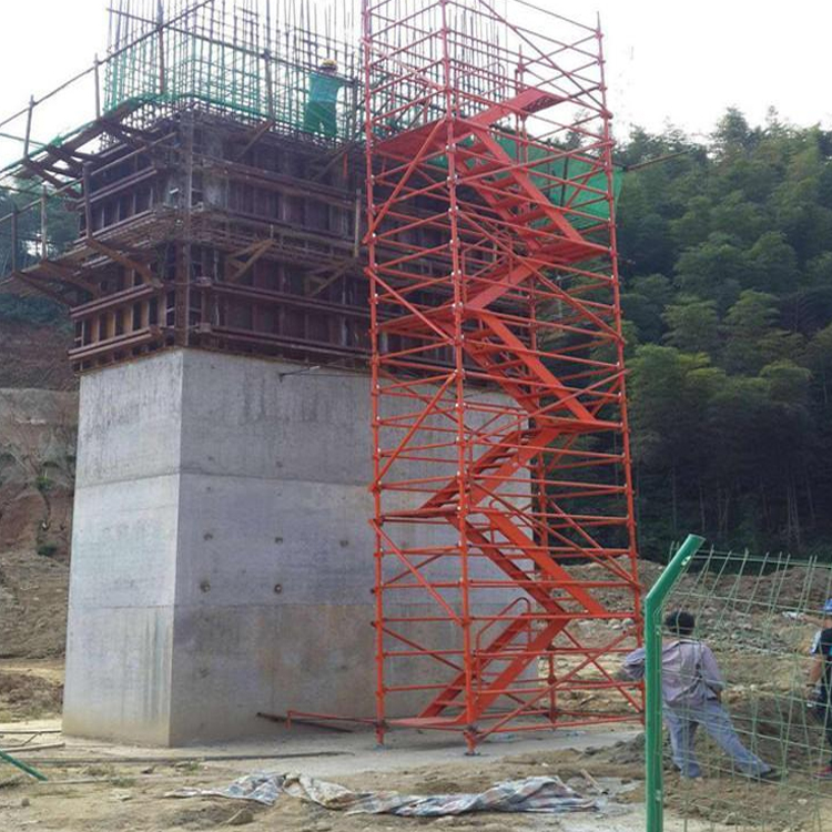 工地安全爬梯 墩柱施工爬梯  建筑安全梯笼 利科现货现发