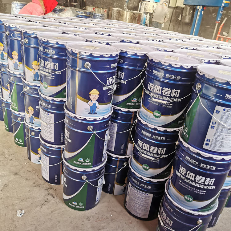 蓝恩防水批发出售APP高聚物改性沥青防水涂料 路桥防水涂料  高弹橡胶沥青防水涂料