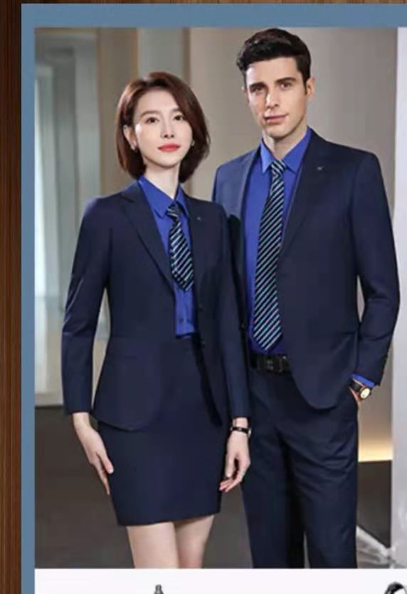 济南楼盘西服工作服订制，汽车4S店服装定做  