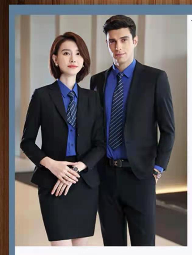 济南工装西服订制   男女毛涤仿毛西装定做批发，加大码西服 办公室人员工装