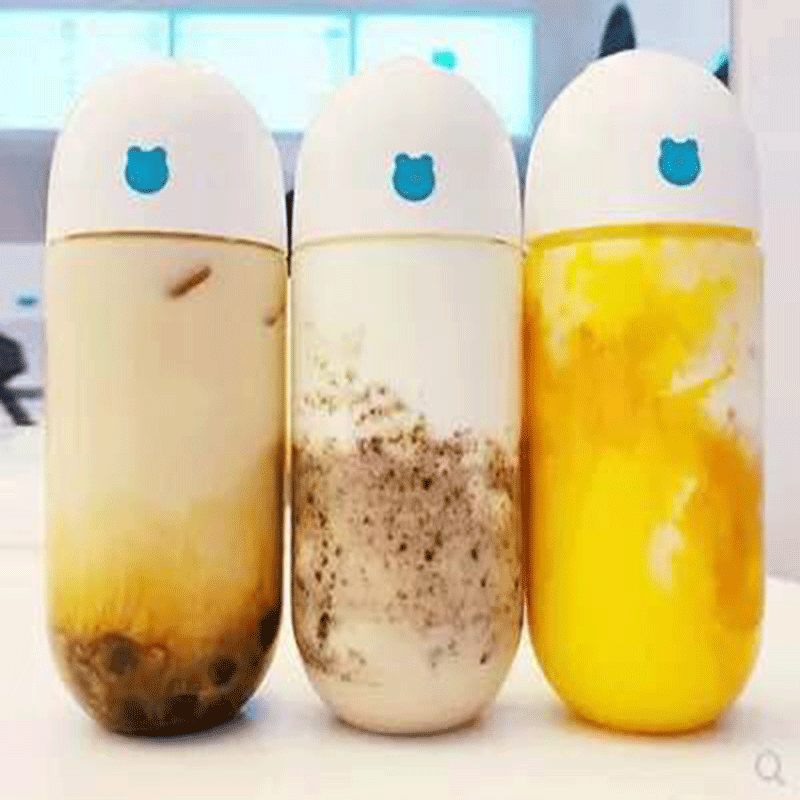 奶茶瓶厂家批发网红奶茶瓶pet塑料瓶 可爱饮料瓶果汁瓶 塑料瓶 果汁饮料瓶