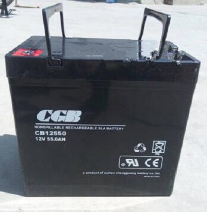 武汉CGB长光蓄电池CB12550 12V55Ah专用于UPS电源精密仪器通讯