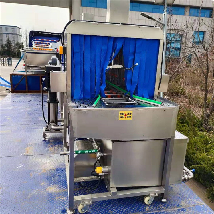 水果蔬菜清洗设备价格  中央厨房净菜加工设备  果蔬清洗流水线厂家 品质保障