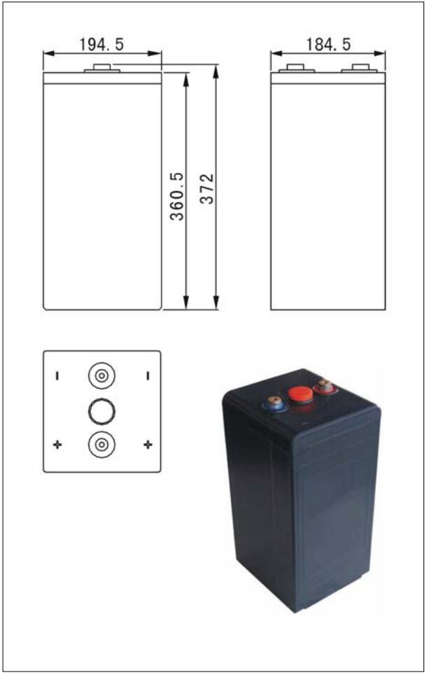 CGB长光蓄电池GFM-400 2V400Ah太阳能 机房基站不间断电源