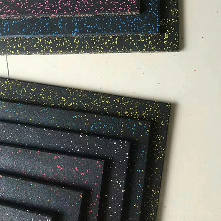 河北橡胶地垫批发 健身房橡胶地垫 彩星斑点橡胶地垫
