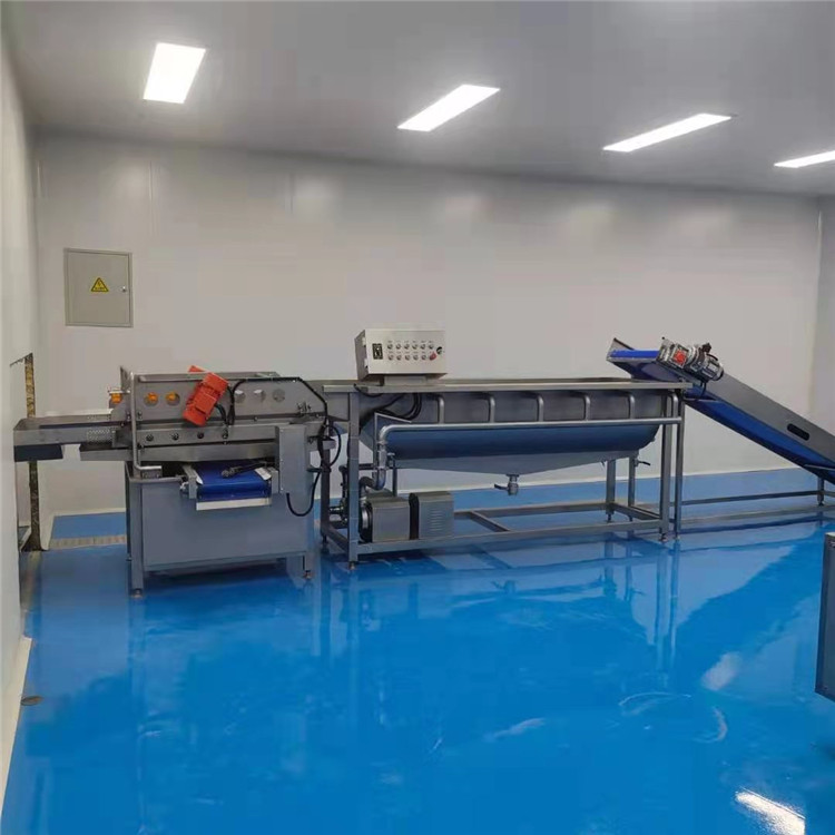 厂家供应涡流清洗机 蔬菜清洗加工生产线 中央厨房净菜加工设备商