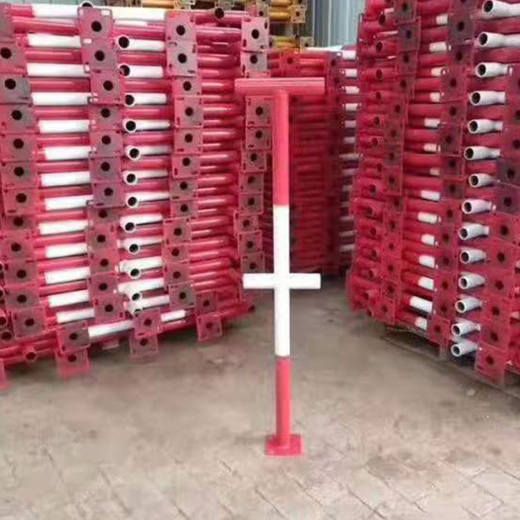 楼梯扶手立杆 建筑施工楼梯防护栏 干字杆楼梯防护栏立杆 质量放心
