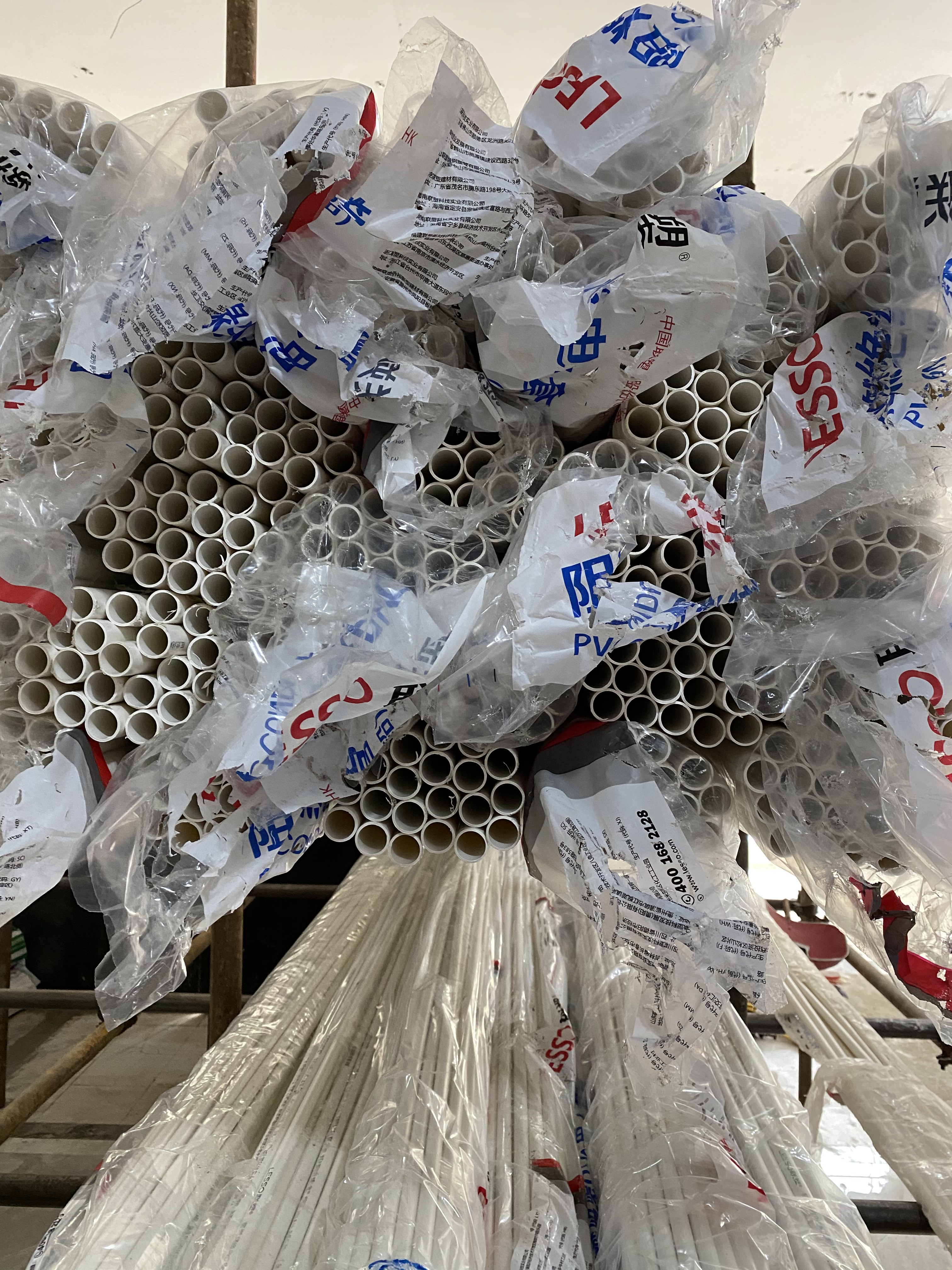 联塑PVC穿线管 PVC七孔梅花管 塑料七孔蜂窝管 电线管
