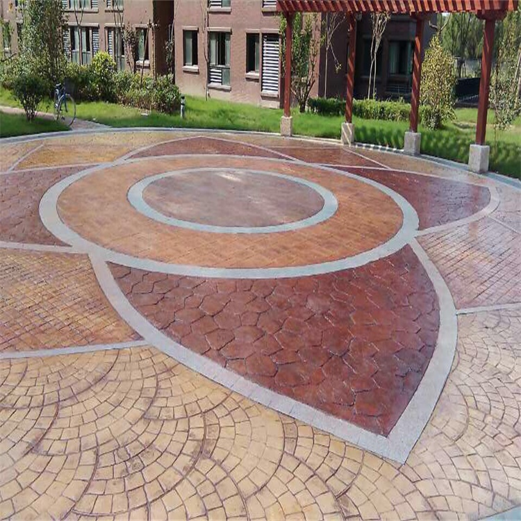 什么地方有做压模混凝土 压花混凝土路面 水泥路面压模 苏州首晨