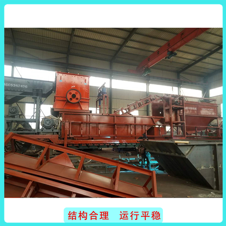 破碎水洗设备供应商 力鼎环保 海南移动破碎洗沙机