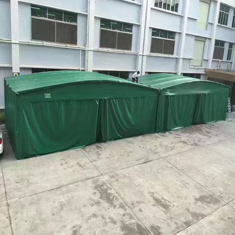 甘肃兰州上门安装移动推拉蓬物流棚推拉雨棚户外移动篷仓库蓬推拉式活动蓬