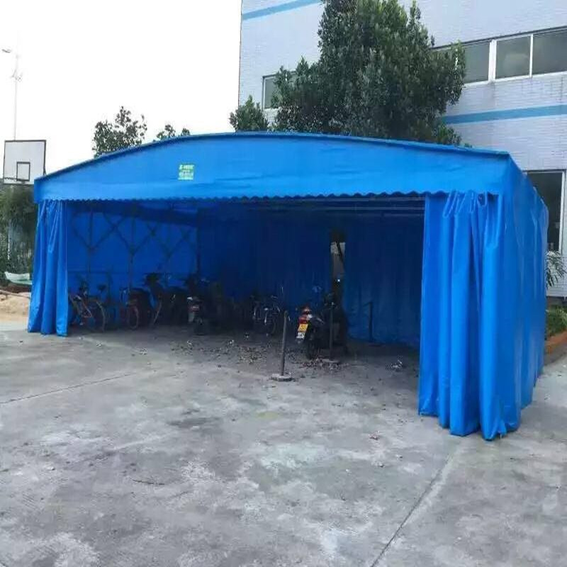 江苏东台移动推拉雨棚活动帐篷户外大型伸缩遮阳棚大排档烧烤夜宵篷停车棚