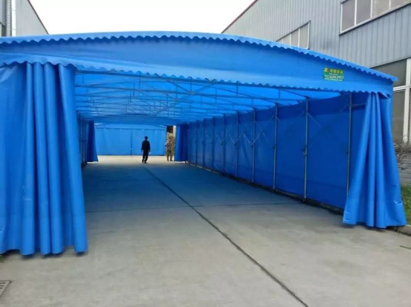 镇江厂家定制大型推拉帐篷 移动推拉雨棚仓库活动推拉遮阳篷批发雨篷