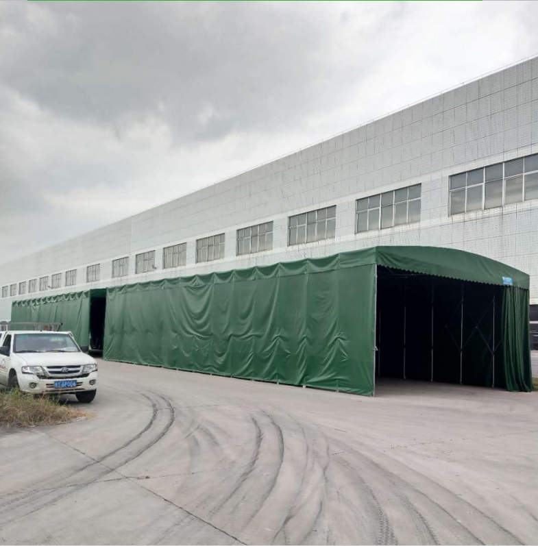 厦门推拉棚活动雨棚工地棚排挡棚消毒棚物流蓬移动帐篷仓库棚排挡棚