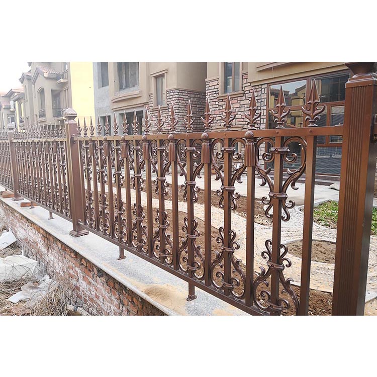 青岛学校铝艺护栏  围墙栏杆  墙院护栏加工