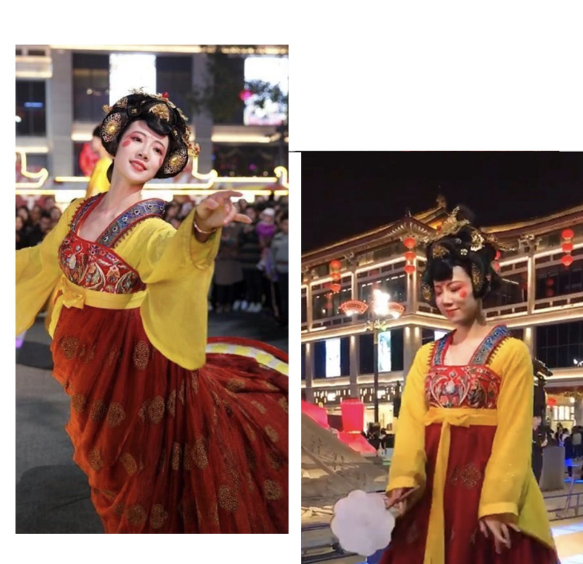 不倒翁演出道具真人版 一手厂家 大唐小姐姐不倒翁不夜城魔术道具 抖音同款网红真人不倒翁