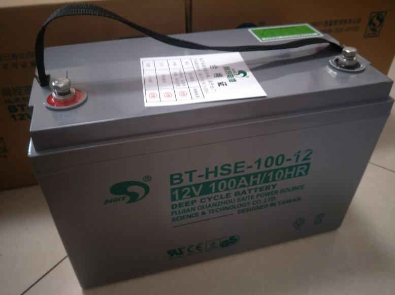 赛特蓄电池BT-HSE-100-12 12V100Ah机房UPS/EPS电源供应