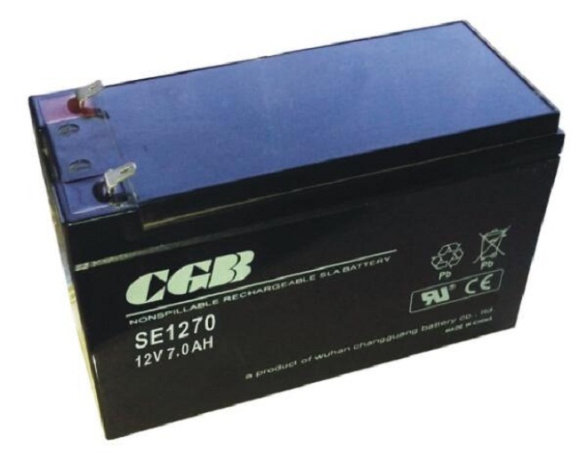 CGB长光蓄电池SE1270 12V7AH消防全新 铅酸免维护 正品