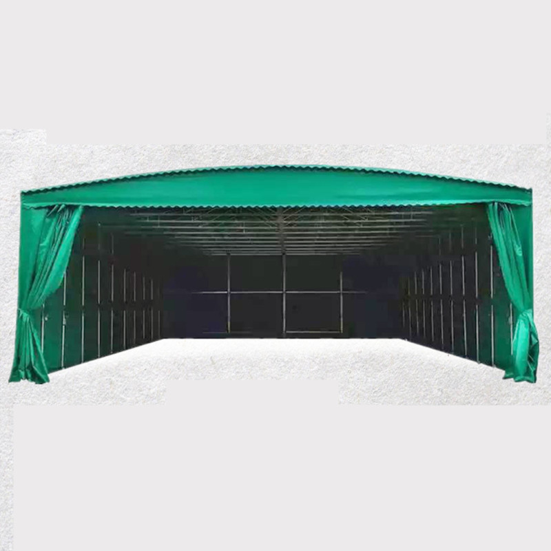 阳泉移动推拉雨棚伸缩式折叠活动排挡仓库帐篷烧烤棚子伞棚遮阳蓬
