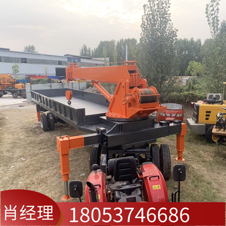 自卸型运输起重一体机 建筑拖拉机随车吊 热销拖拉机随车吊车 农用拖拉机随车吊厂家供应