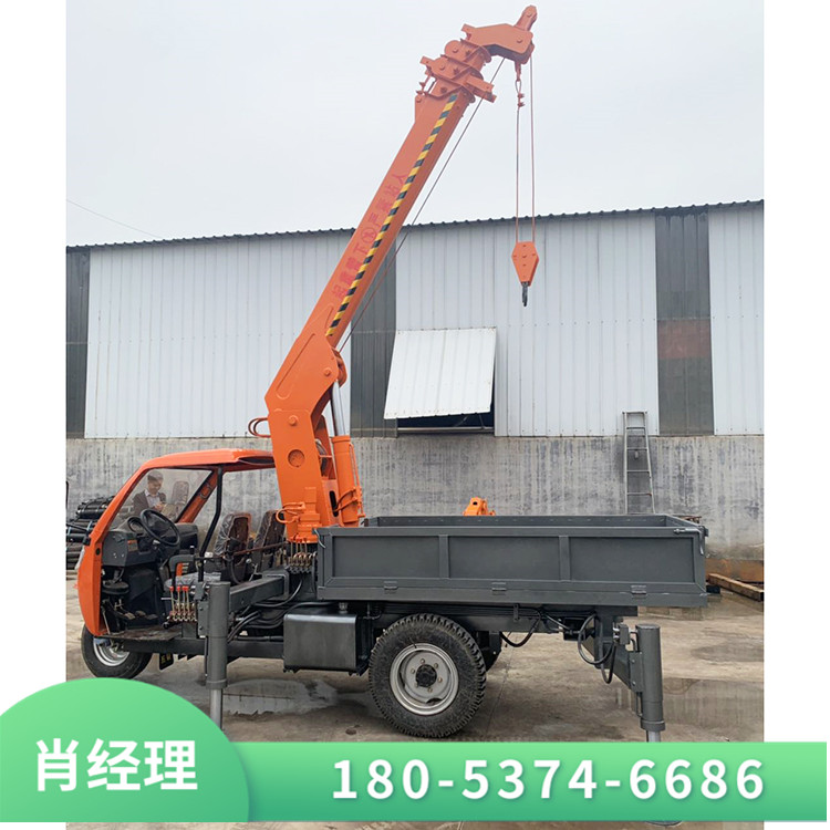 三轮小型随车吊 农用建筑三轮吊机 三轮汽车起重机 三轮随车吊 山东厂家