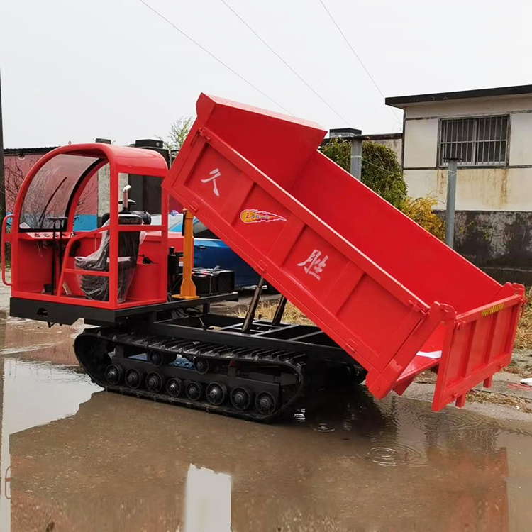 矿用运输车   全地形山地爬坡四轮工程自卸车  小型农用爬山虎履带运输车现货