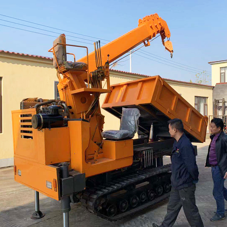 履带爬山虎随车吊  全路况适应小型履带随车吊 橡胶履带底盘运输车